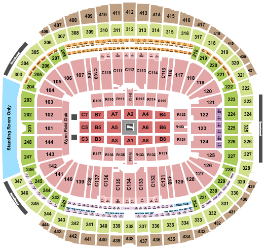 Allegiant Stadium Alvarez Seating Chart